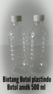 Botol air mineral 500 ml Amdk